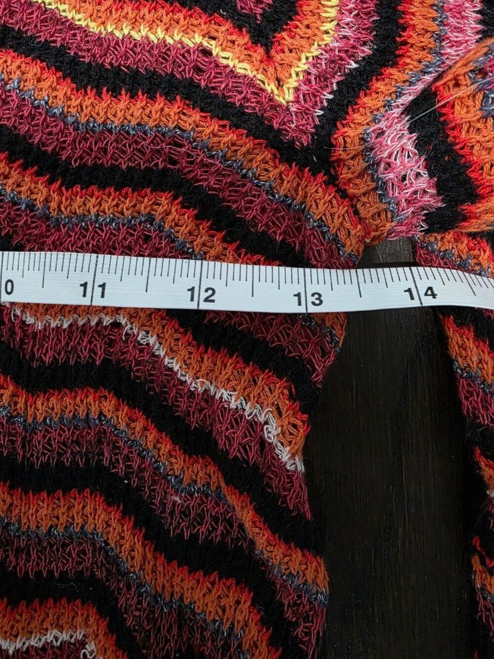Free People Ziggy Chevron Bell Sleeve Sweater Dress womens xs - Picture 2 of 7